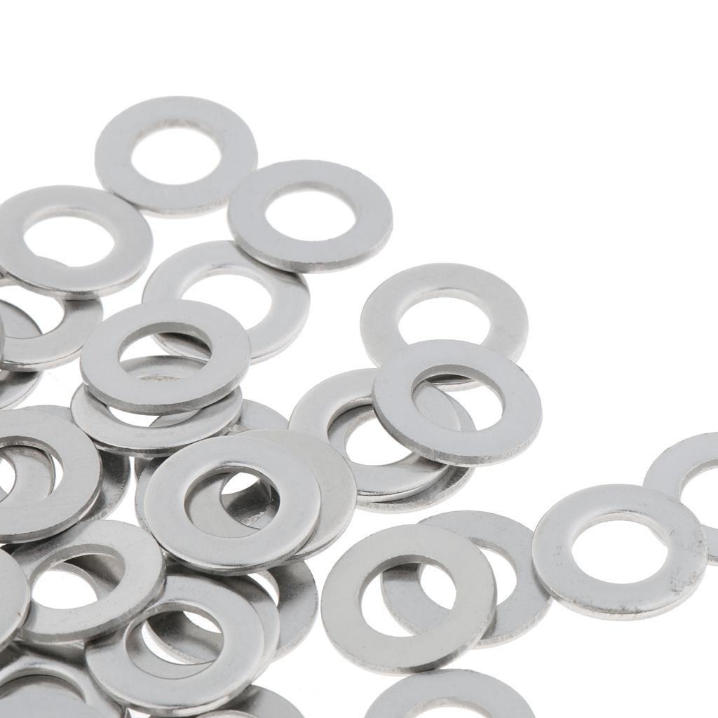 Stainless Metric Flat Washers Screw Gasket Fastener Spacers 100pcs M8