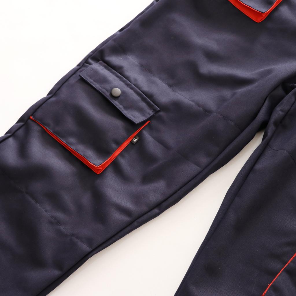 Unisex Workwear Coverall Work Bib Overall Uniform Pants Tousers XXXL Dark Blue