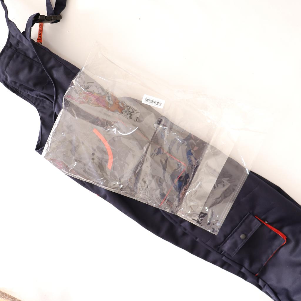 Unisex Workwear Coverall Work Bib Overall Uniform Pants Tousers XXXL Dark Blue