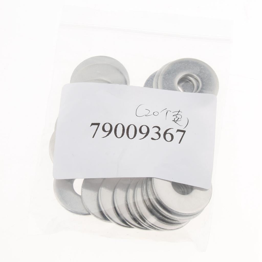 100pcs Stainless Metric Flat Washers Screw Gasket Fastener Spacers M8 20pcs