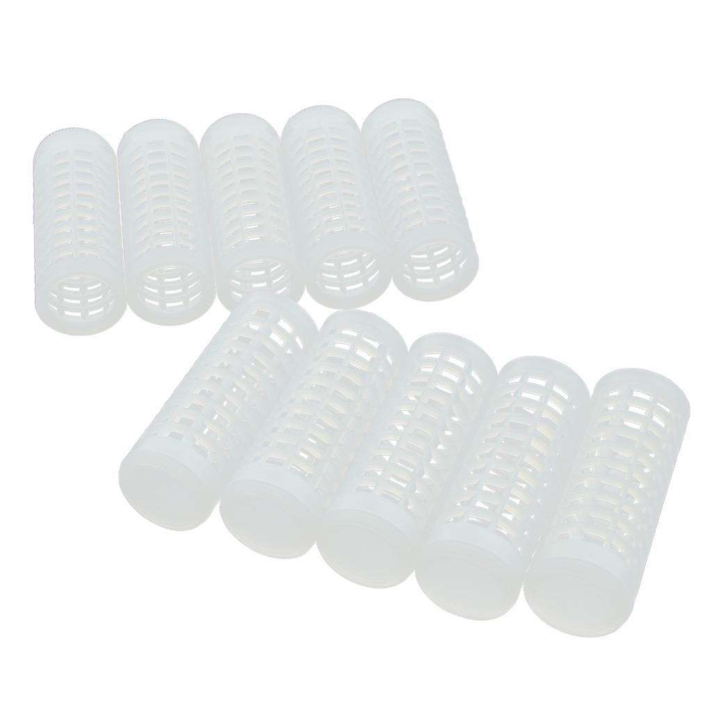 10Pcs Queen Bee Cage Beekeeping Beekeeper Equipment Tool Roller Cage Plastic