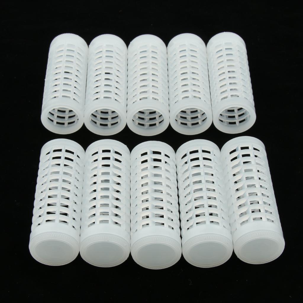 10Pcs Queen Bee Cage Beekeeping Beekeeper Equipment Tool Roller Cage Plastic