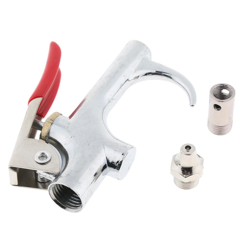 Copper Tee Joint with Nylon Tube Air Dust Blowing Pneumatic Gun Kit