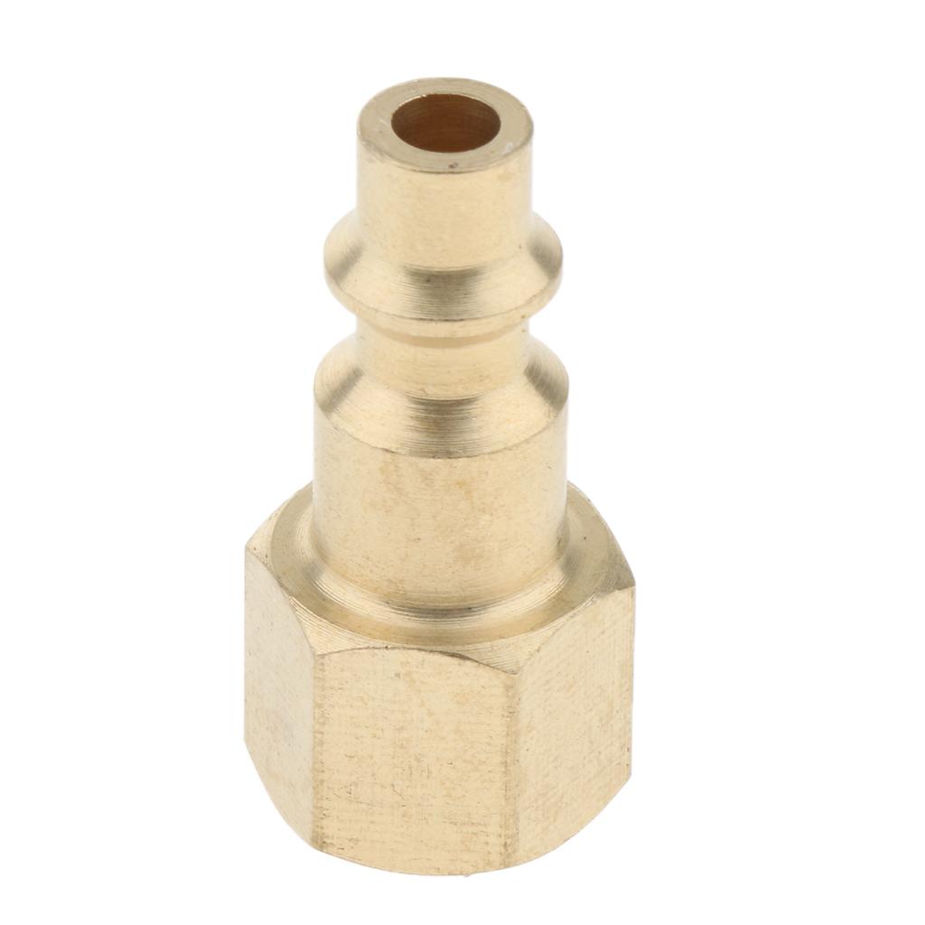 Heavy Duty Quick Coupler Air Hose Connector Fittings 1/4" NPT Tools Plug