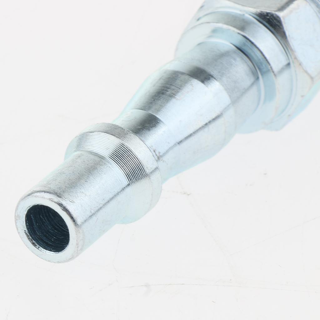 Heavy Duty Quick Coupler Air Hose Connector Fittings 1/4 inch PT Tools Plug, Corrosion-Resistant