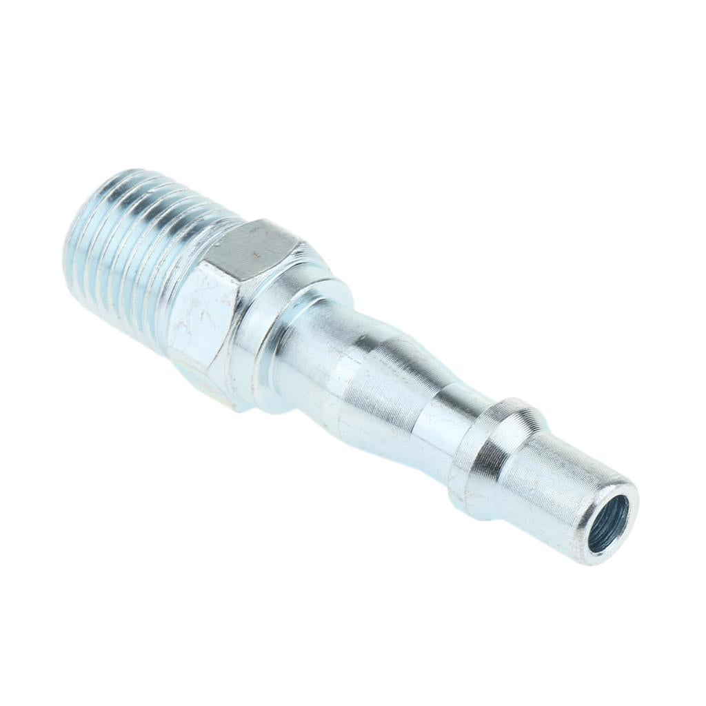 Heavy Duty Quick Coupler Air Hose Connector Fittings 1/4 inch PT Tools Plug, Corrosion-Resistant