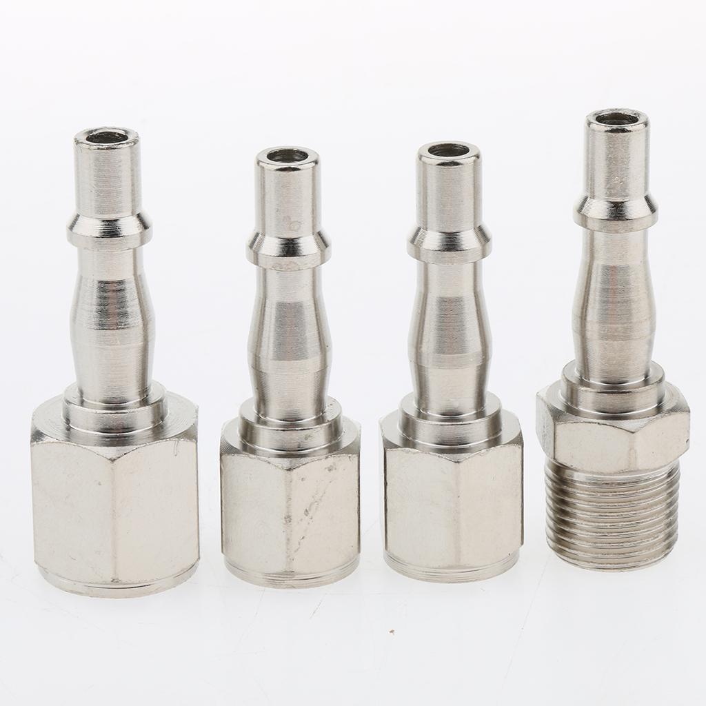 12 Pcs Heavy Duty Quick Coupler Set Air Hose Connector Fittings 1/4 inch 3/8 inch Tools Plug