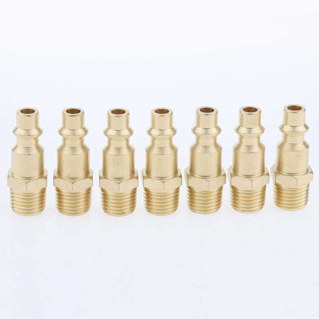 14 Pieces Quick Coupler Set Air Hose Connector Fittings 1/4