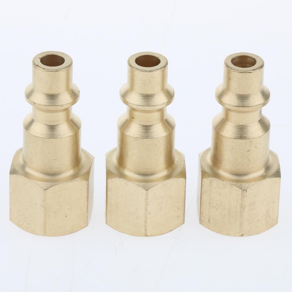 14 Pieces Quick Coupler Set Air Hose Connector Fittings 1/4