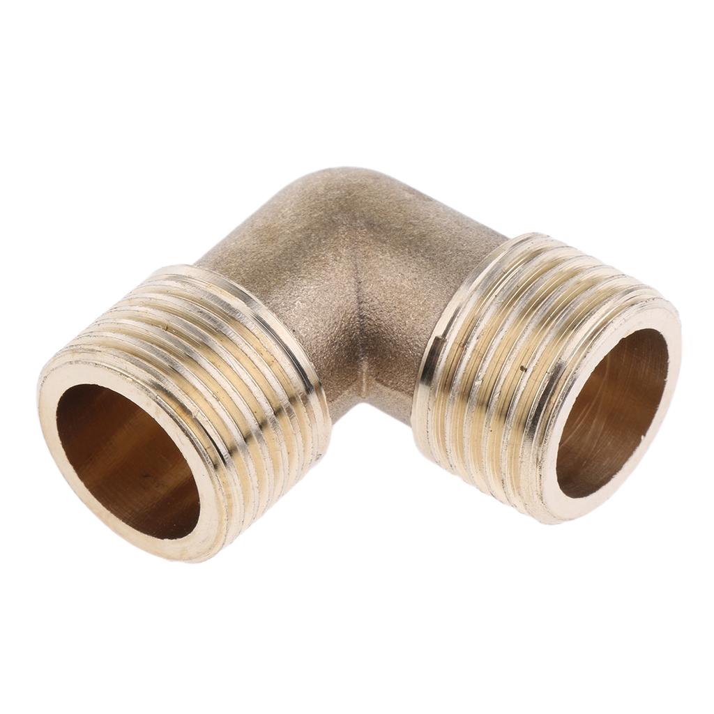 Brass Male Elbow Adapter Connector 1/2'' 1/4'' 1/8'' 3/8'' Thread Fittings D