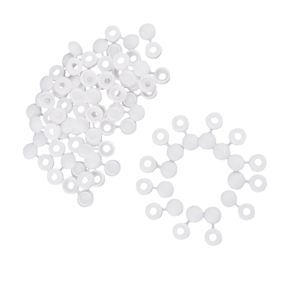 Plastic Hinge hole Cover Caps for Home Furniture Decoration White