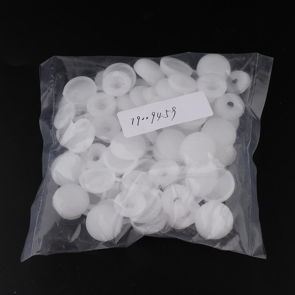 Screw Cover Cap Hole Plug Furniture Hinge Hole Cap  50PCS White