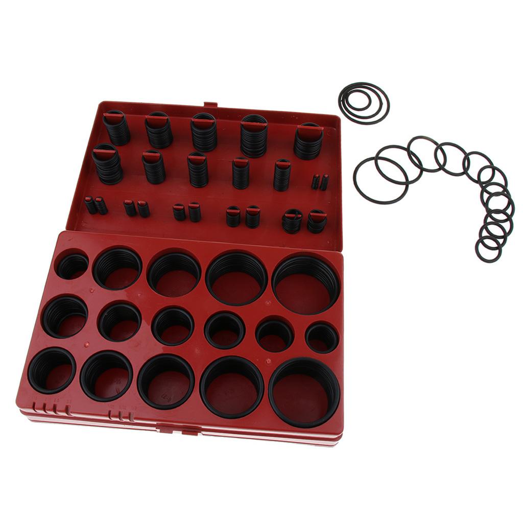 419PCS Universal O-Ring Assortment Set Automotive Seal Rubber Gasket Metric