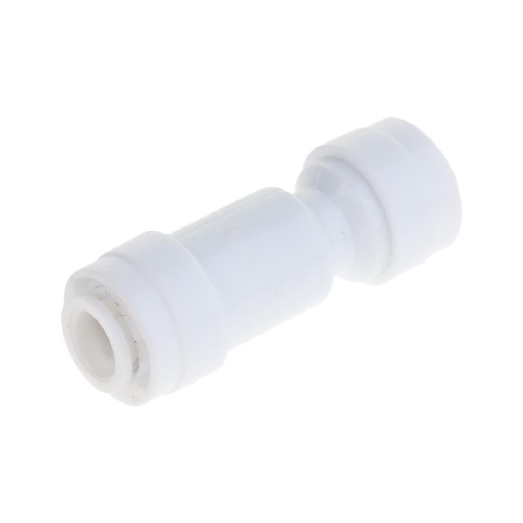 Straight Check Valve 1/4'' Fitting Connection for Water Filters / RO Systems