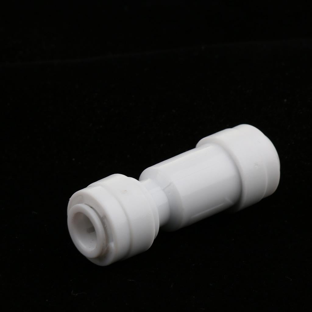 Straight Check Valve 1/4'' Fitting Connection for Water Filters / RO Systems