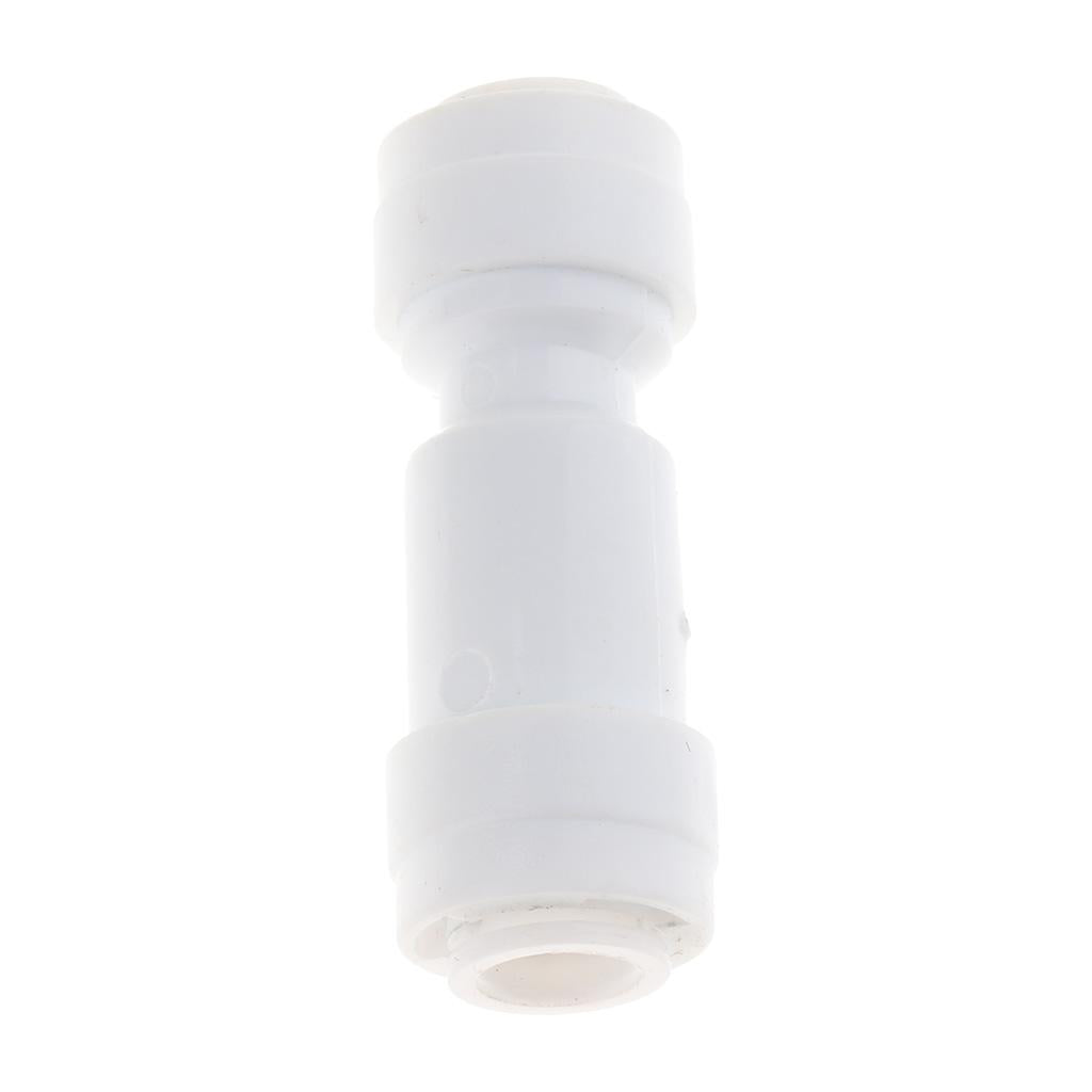 Straight Check Valve 1/4'' Fitting Connection for Water Filters / RO Systems