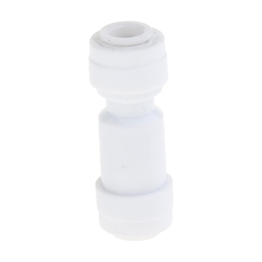 Straight Check Valve 1/4'' Fitting Connection for Water Filters / RO Systems