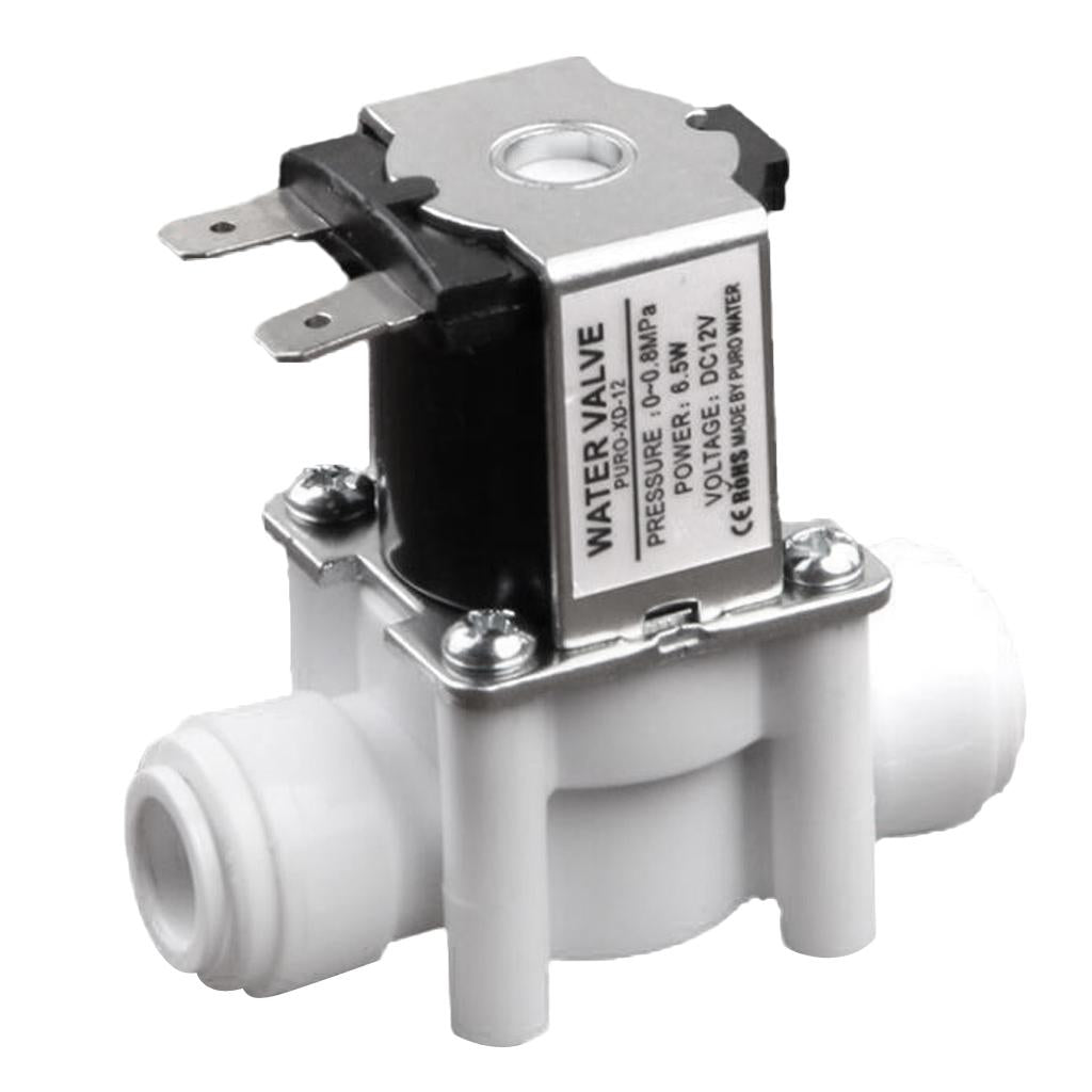 3/8 Inch 12V Inlet Feed Water Solenoid Valve N/C Normally Closed, Adjustable flow, used for Reverse Osmosis Systems