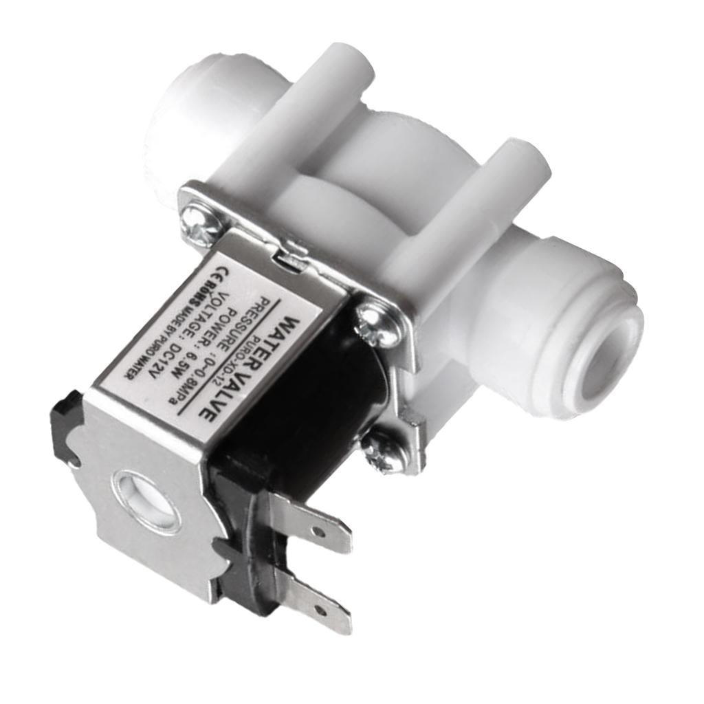 3/8 Inch 12V Inlet Feed Water Solenoid Valve N/C Normally Closed, Adjustable flow, used for Reverse Osmosis Systems