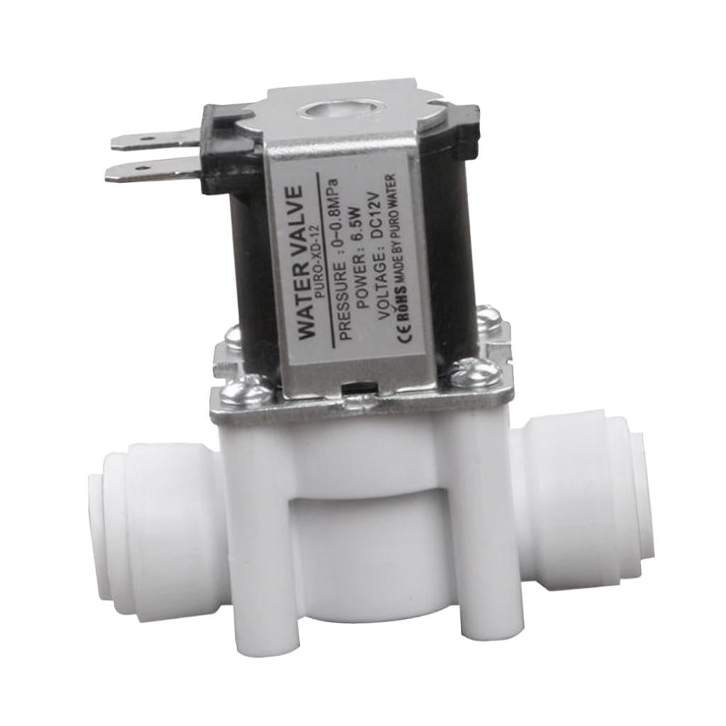 3/8 Inch 12V Inlet Feed Water Solenoid Valve N/C Normally Closed, Adjustable flow, used for Reverse Osmosis Systems