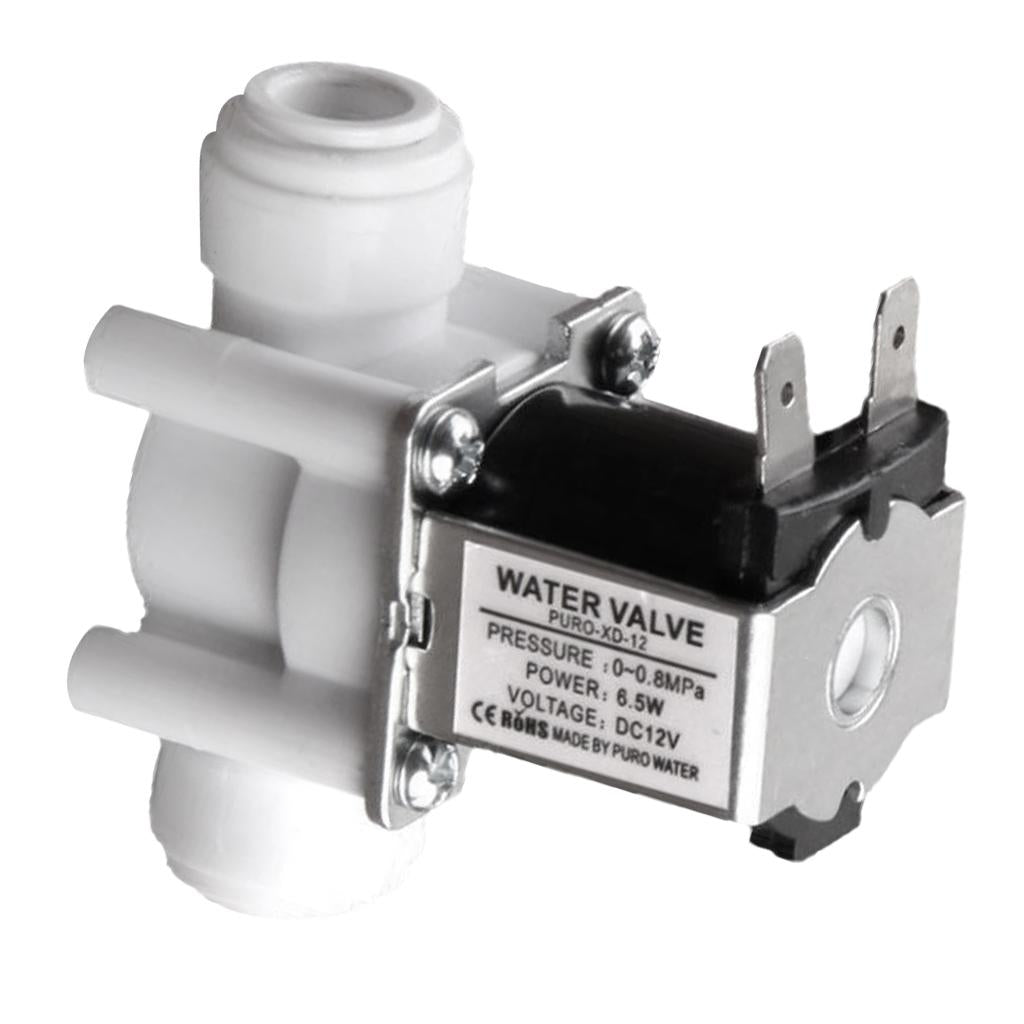 3/8 Inch 12V Inlet Feed Water Solenoid Valve N/C Normally Closed, Adjustable flow, used for Reverse Osmosis Systems