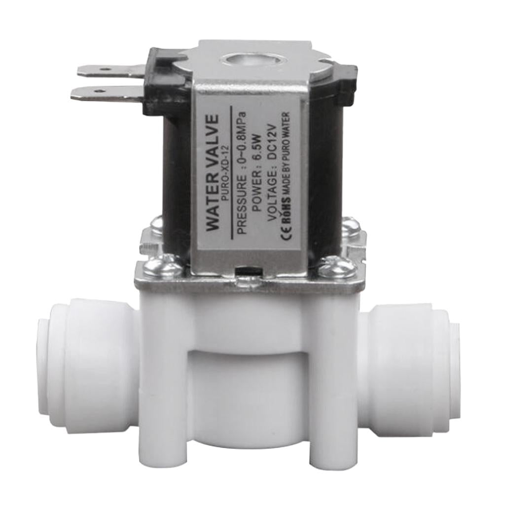 3/8 Inch 12V Inlet Feed Water Solenoid Valve N/C Normally Closed, Adjustable flow, used for Reverse Osmosis Systems