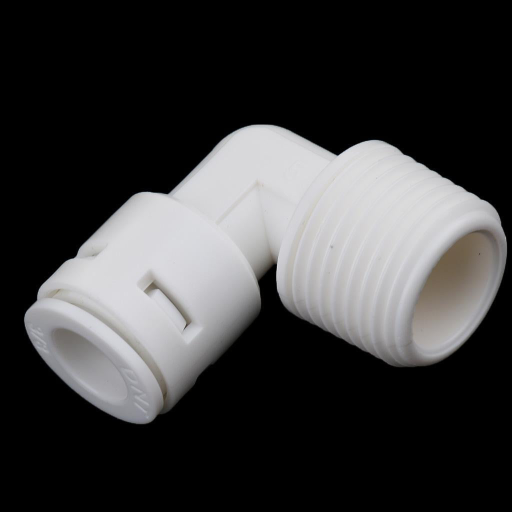 1/2 to 3/8'' Male Elbow Fitting Connector Connection Water Filters/RO System