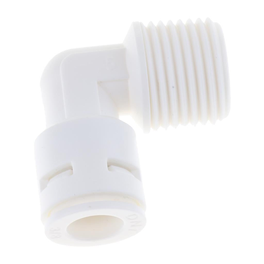 1/2 to 3/8'' Male Elbow Fitting Connector Connection Water Filters/RO System