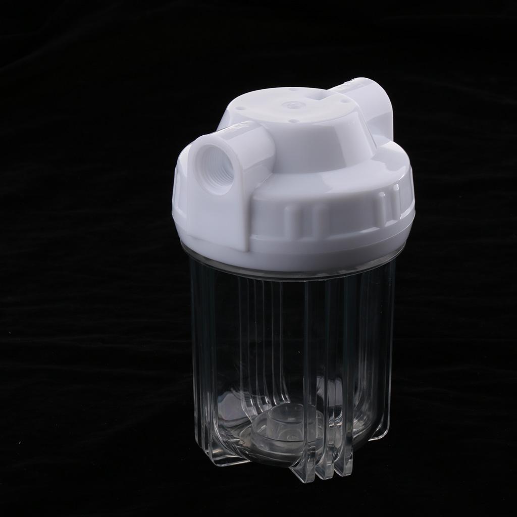 Water Purifier Prefilter Bottle Sediment Filter 1/2'' 3/8'' Inlet Outlet 20mm