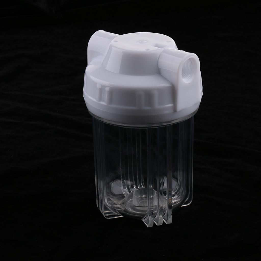 Water Purifier Prefilter Bottle Sediment Filter 1/2'' 3/8'' Inlet Outlet 20mm