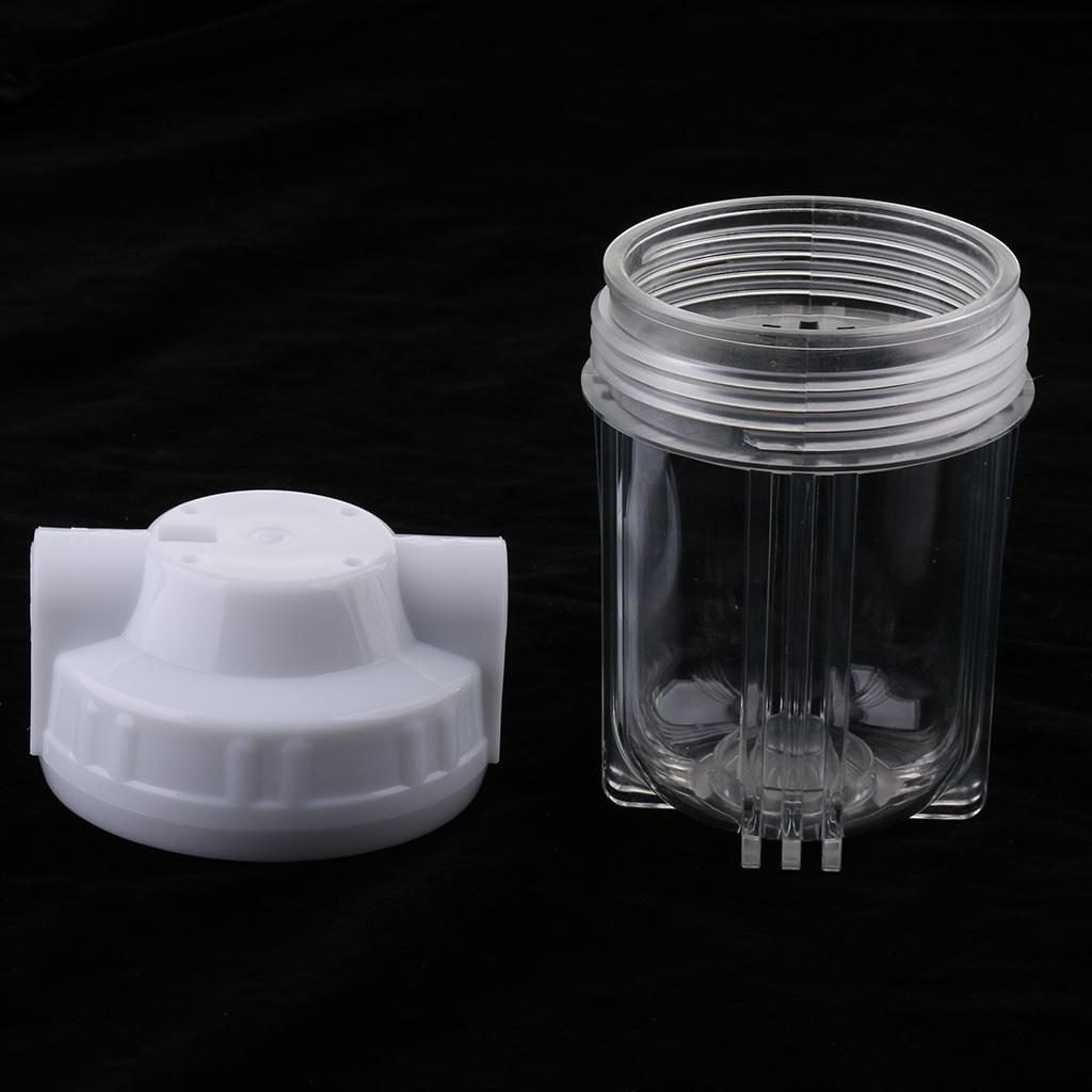 Water Purifier Prefilter Bottle Sediment Filter 1/2'' 3/8'' Inlet Outlet 20mm