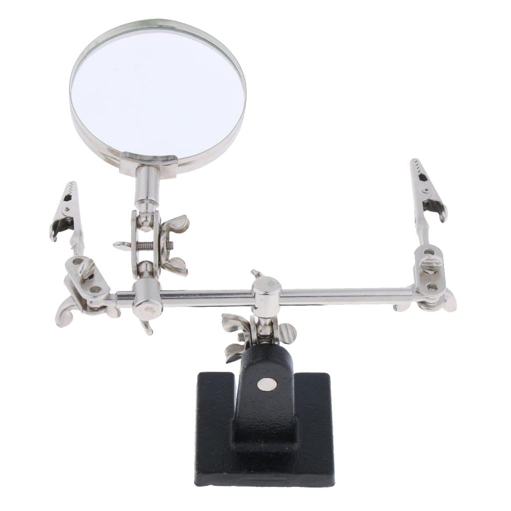 Helping Hand Magnifier Third Hand for Soldering Crafts/ Beads/ Jewelry Watch