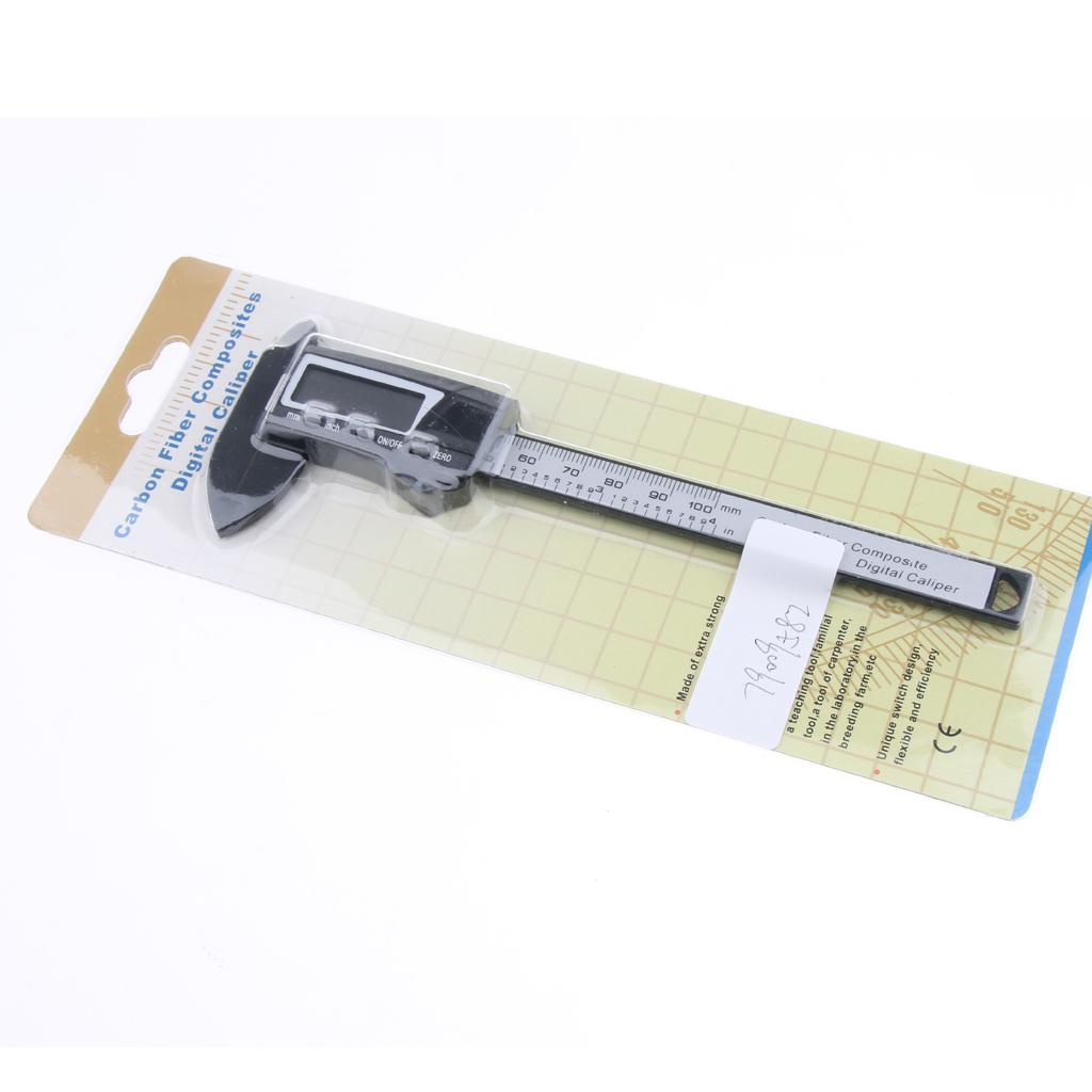 100mm Digital Sliding Vernier Caliper Gauge Measure Tool Ruler mm/inch