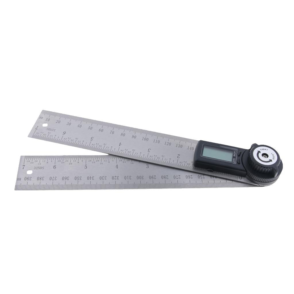 7inch Electronic Digital Protractor Goniometer Angle Finder Gauge 999 Degree