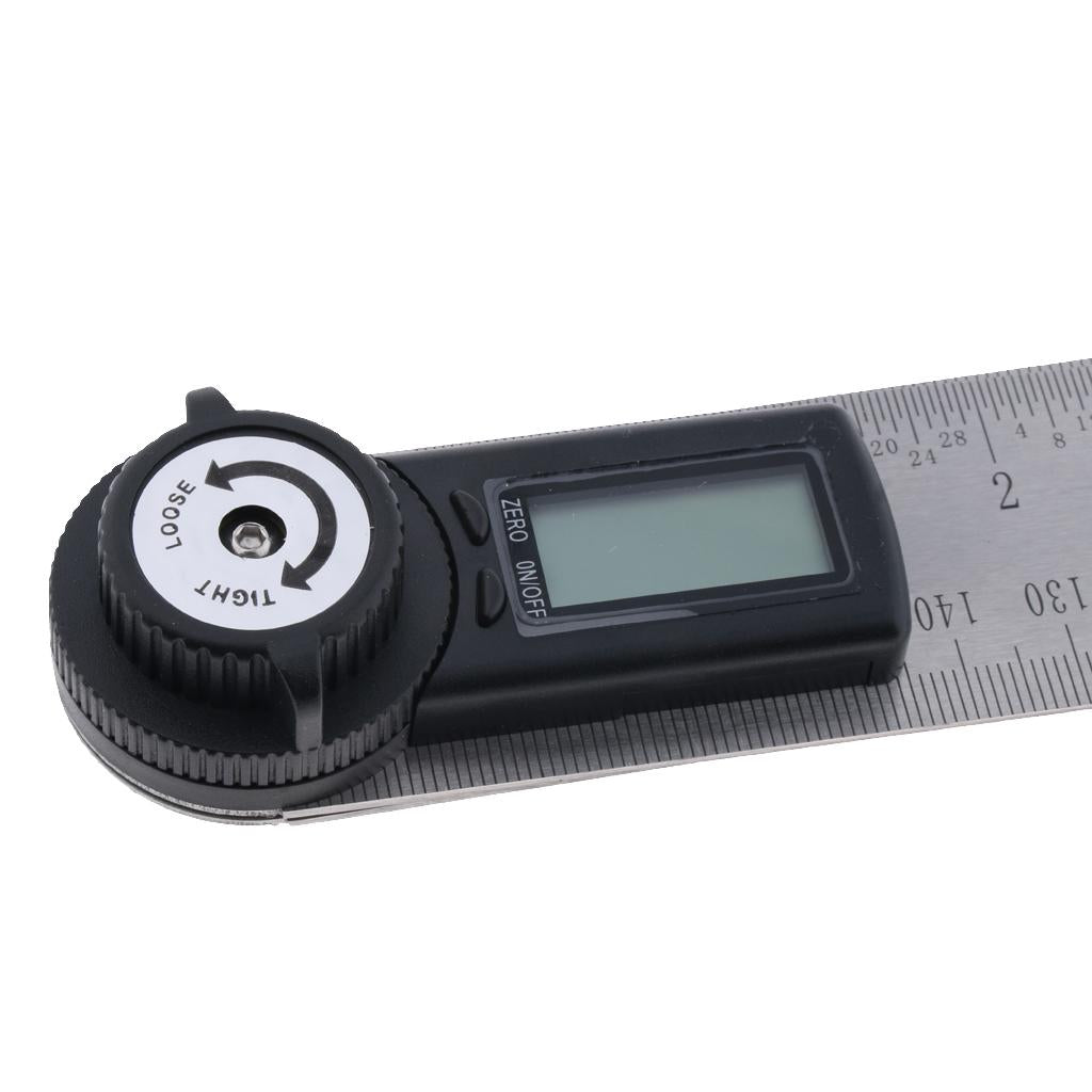Digital Angle Finder Protractor 200mm Stainless Steel Angle Finder Ruler
