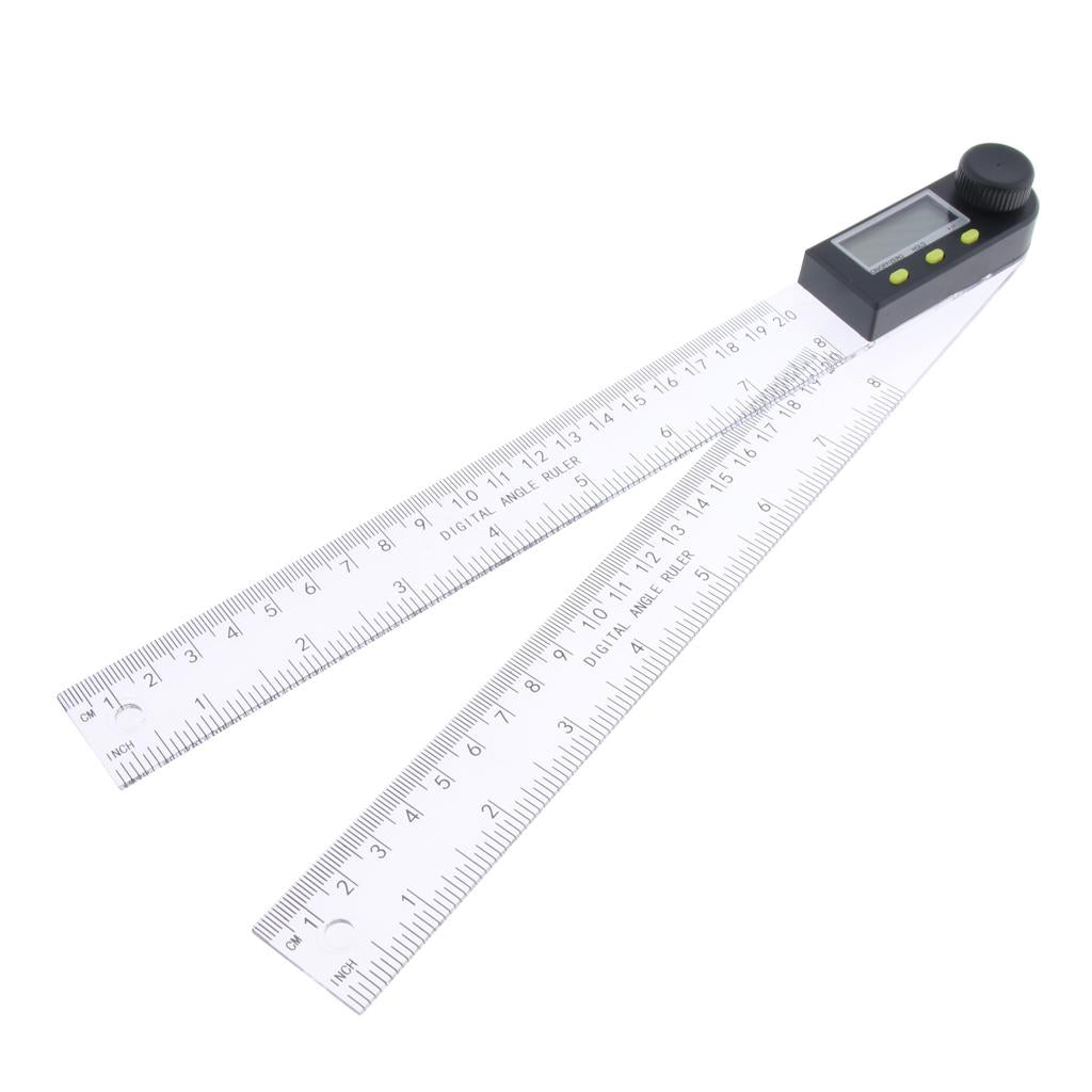 0~360° 100mm/200mm/300mm Digital Angle Ruler Inclinometer Angle Meter Finder Gauge