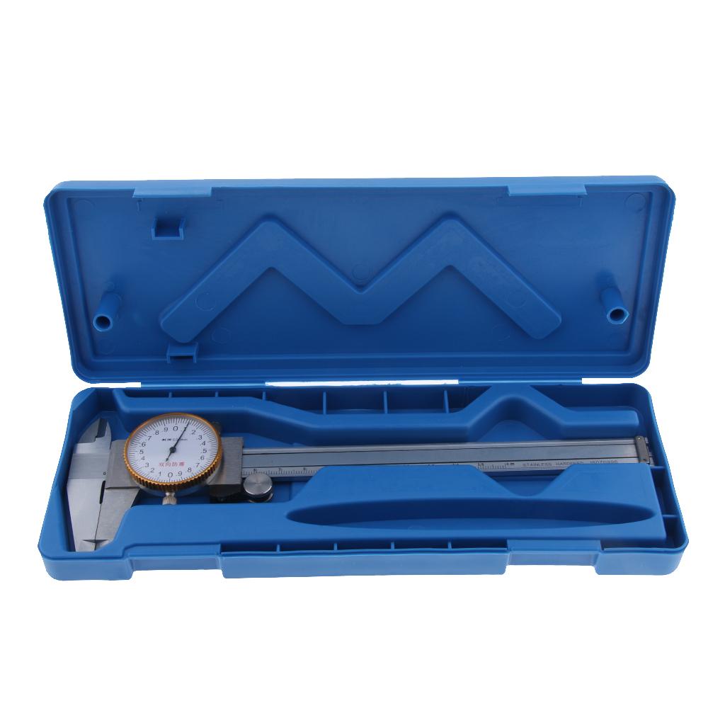 0-150mm Stainless Steel Dial Caliper Vernier Gauge Micrometer Measuring Tool
