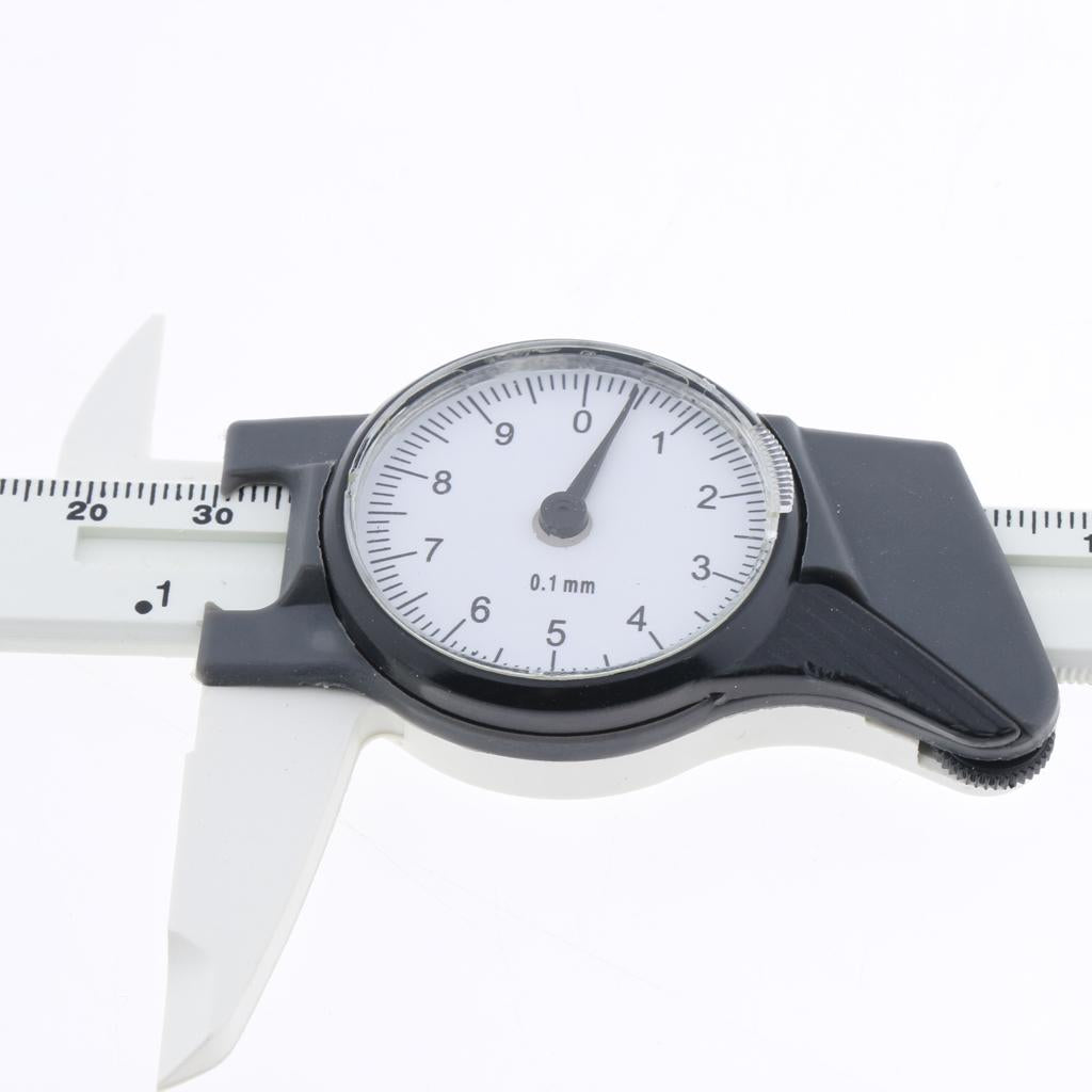0-150 mm 0.1 mm Dial Caliper Gauge Shock proof Vernier Calipers Micrometer White