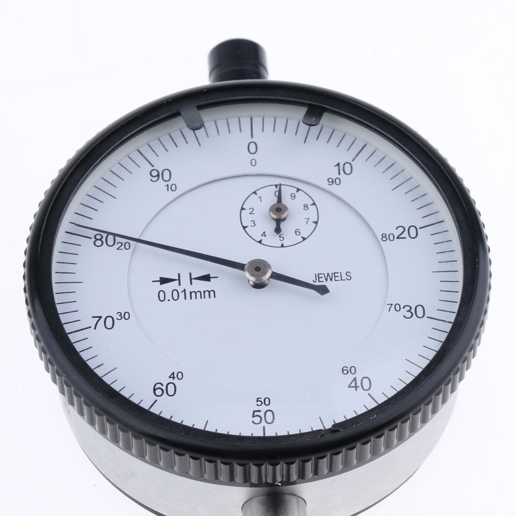 Precision Dial Test Indicator 0.01 Mm 0-10 Mm Test Dial Indicator Gauge, Easy to use