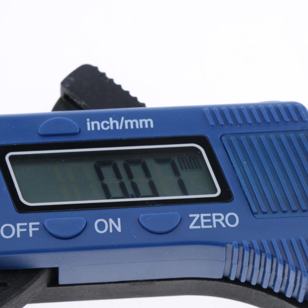 0-12.7mm Carbon Fiber Composites Digital Thickness Caliper Micrometer Guage