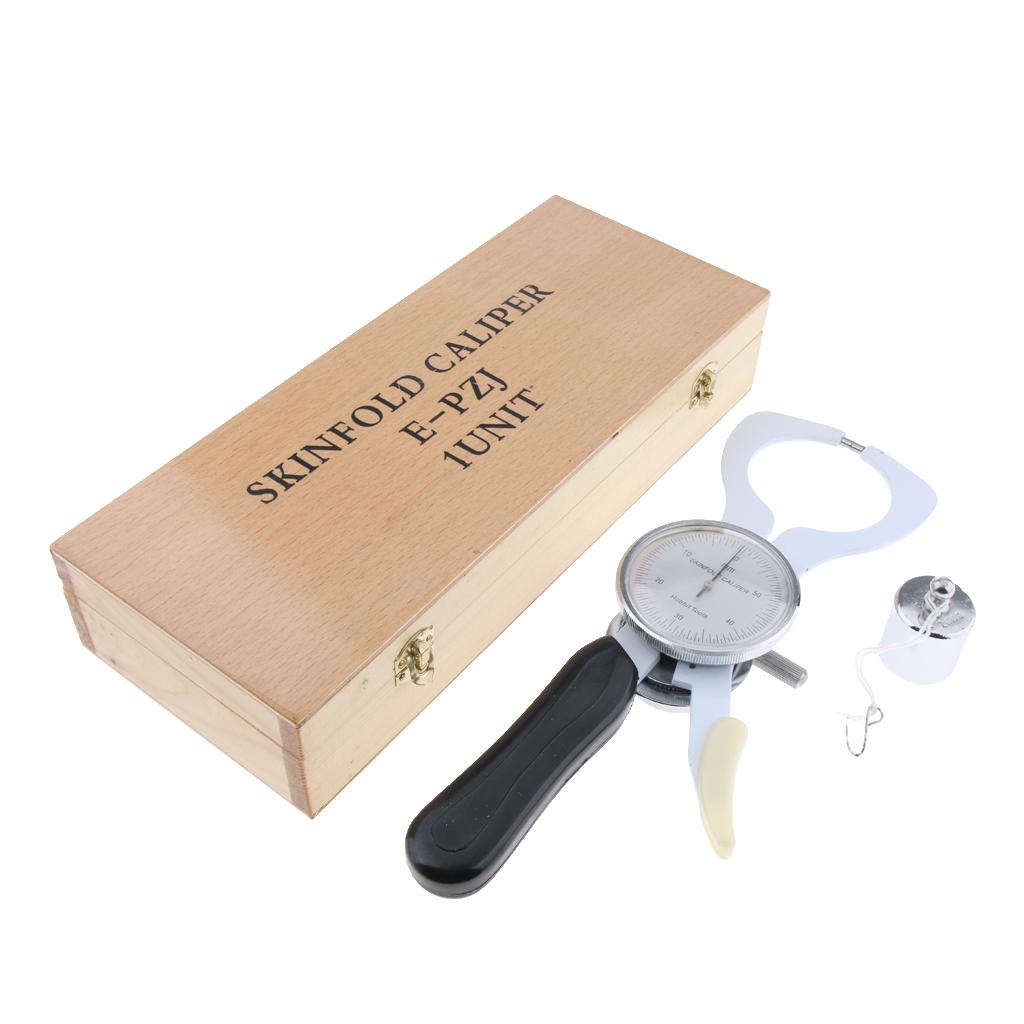 Electronic Skinfold Caliper Body Density Measuring Tool Tester Easy Reading