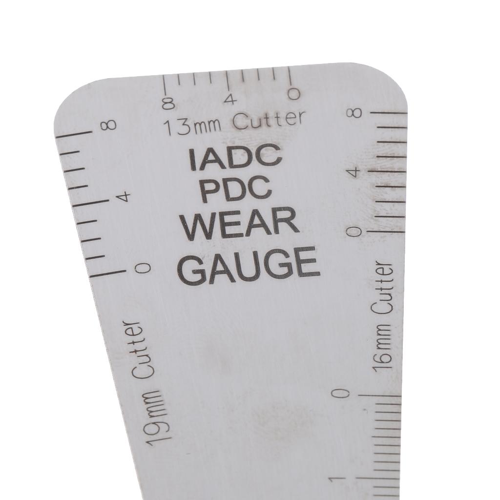 Wedge Gauge Hole-Diameter Ruler Taper Gap Measurement 16/19mm Dual Side