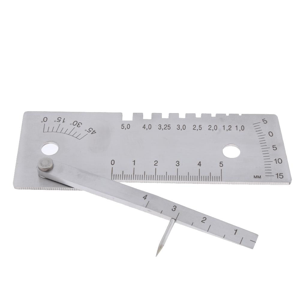 Universal Welding Tools Multi-function Weld Seam Gauge Stainless Steel Inspection Ruler