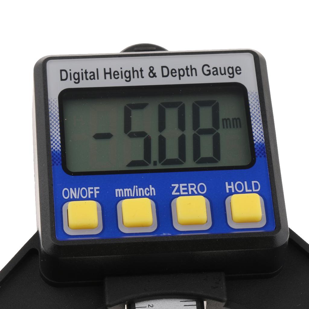 Digital Height Gauge 80mm Electronic Depth Router Table Saw Weld Set Up