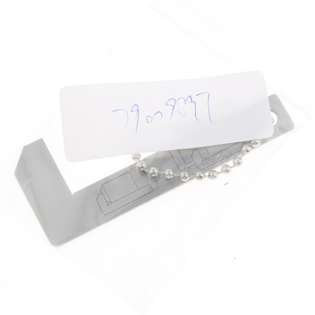 Stainless Steel Chamfer Gauge Gage Chamfering Inspection Tool Square Ruler