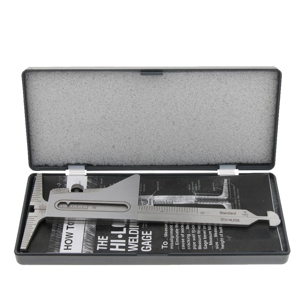 Welding Test Height Master Welding Seam Gauge Weld Inspection Ruler 0-32mm