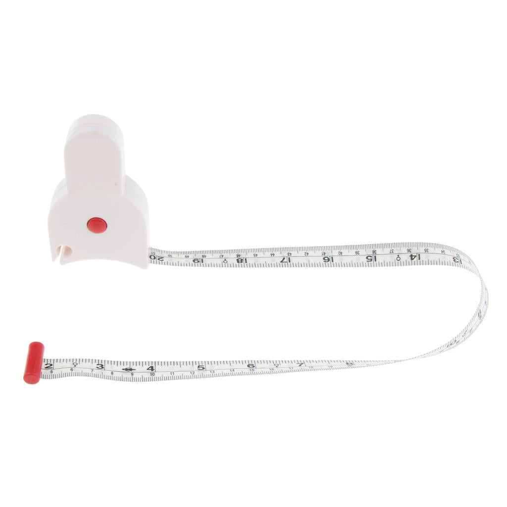 Body Tape Measure, Waist Tape Measure, Body Fat Measuring Tape  White