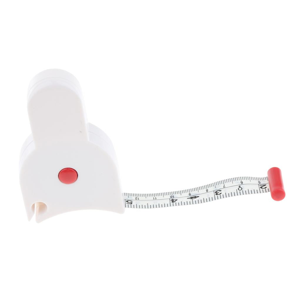 Body Tape Measure, Waist Tape Measure, Body Fat Measuring Tape  White