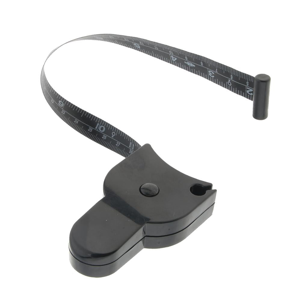 Body Tape Measure, Waist Tape Measure, Body Fat Measuring Tape  Black