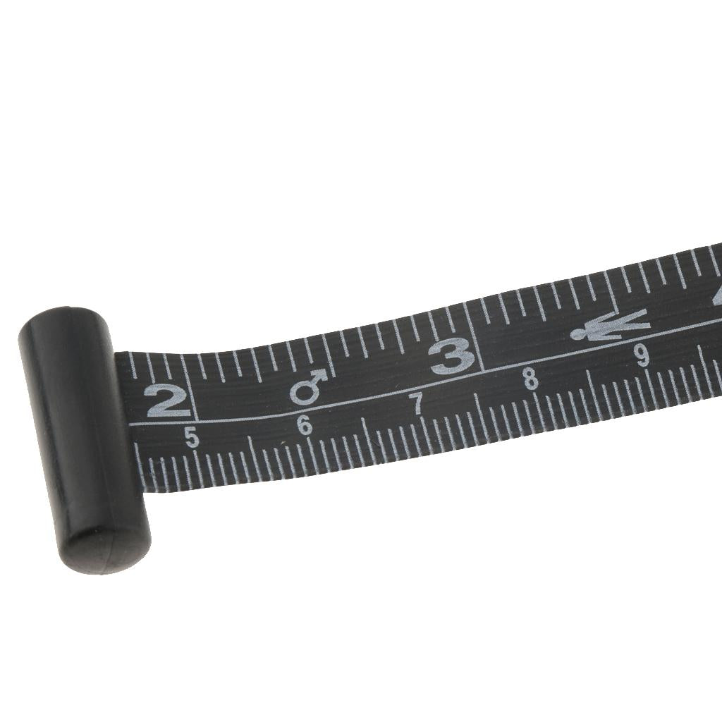 Body Tape Measure, Waist Tape Measure, Body Fat Measuring Tape  Black